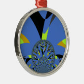 フラククールタルスフィア付きアーチアートデザイン メタルオーナメント (右)