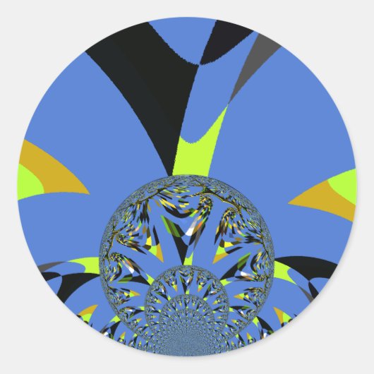 フラククールタルスフィア付きアーチアートデザイン ラウンドシール (正面)