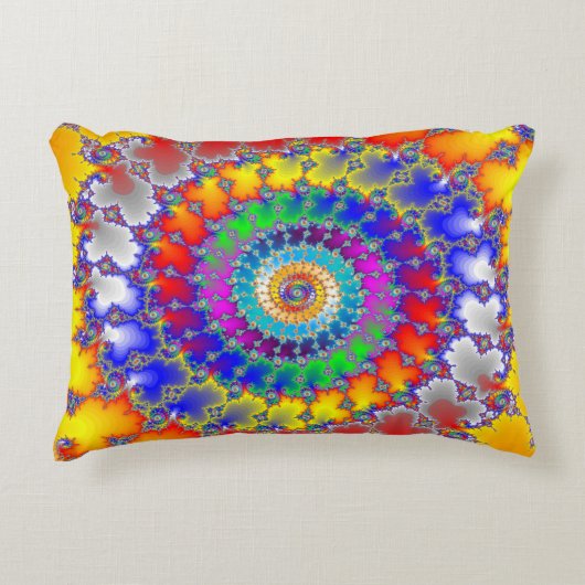 フラクサイケデリックタル アクセントクッション (正面)