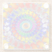 フラクサイケデリックタル ガラスコースター (裏面)