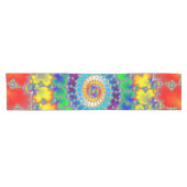 フラクサイケデリックタル ショートテーブルランナー (横)