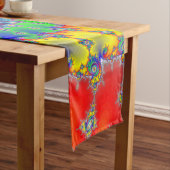 フラクサイケデリックタル ショートテーブルランナー (インサイチュ)