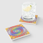 フラクサイケデリックタル ストーンコースター (横)