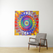 フラクサイケデリックタル タペストリー (インサイチュ(横))