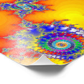 フラクサイケデリックタル フォトプリント            (角)