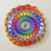 フラクサイケデリックタル ラウンドクッション (裏面)