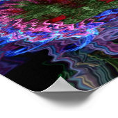 フラクタドロッププリント&ポスター ポスター (角)