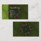 フラクタバグのピクニック – Fractal Art 名刺 (正面/裏面)