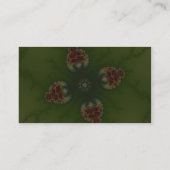 フラクタバグのピクニック – Fractal Art 名刺 (裏面)