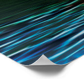 フラクタリアスの木、空と川 ポスター (角)