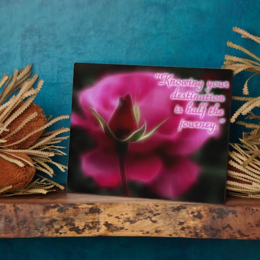 フラクタリウスバラ感動的斑 フォトプラーク (側面)