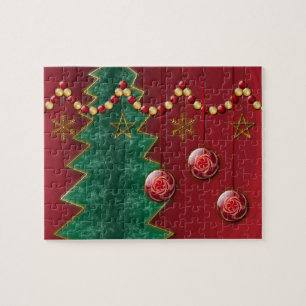フラクタルお祝いクリスマスパズル ジグソーパズル