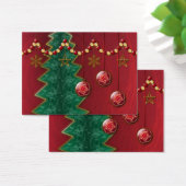 フラクタルお祝いクリスマスブックマーク (デスク)