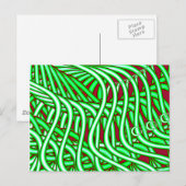 フラクタルつる植物 ポストカード (正面/裏面)