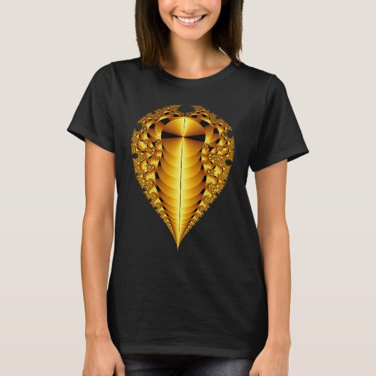 フラクタルとしてのフラクタル数学 Tシャツ (正面)