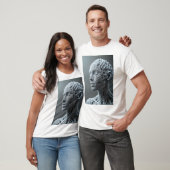 フラクタルなヒト表現型未来的な人間Tシャツ Tシャツ (ユニセックス)