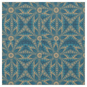 フラクタルな星の花 ファブリック (クローズアップ)