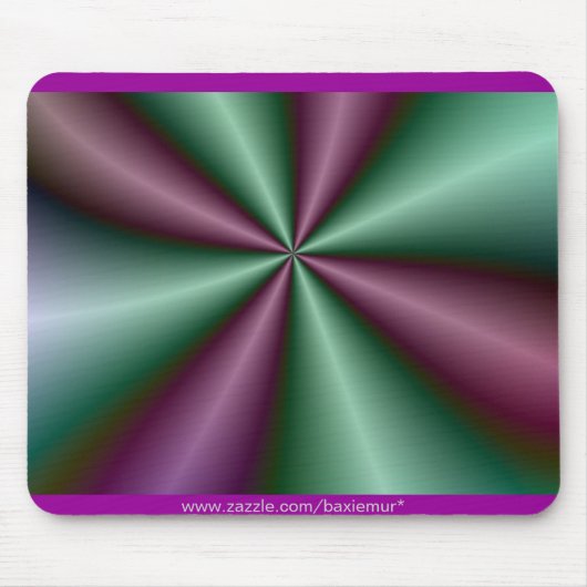 フラクタルのおもしろい8 マウスパッド (正面)