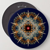フラクタルのずる賢いオーナメント 缶バッジ (正面&裏面)