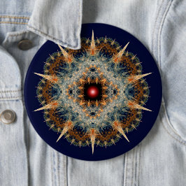 フラクタルのずる賢いオーナメント 缶バッジ