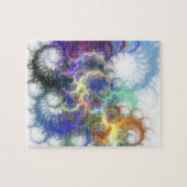 フラクタルのらせん状 ジグソーパズル (横)