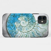 フラクタルのアンモナイトの電話箱 Case-Mate iPhoneケース (裏面(横))