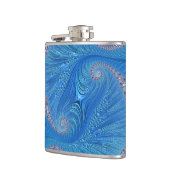 フラクタルのアートワーク フラスク (左)