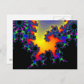 フラクタルのエッジ: ポストカード (正面/裏面)