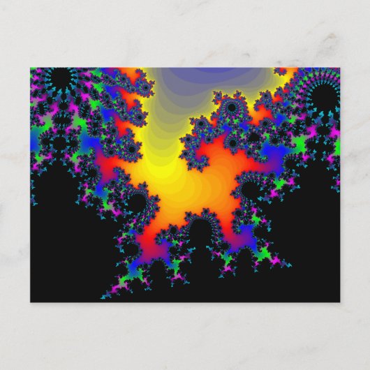 フラクタルのエッジ: ポストカード (正面)