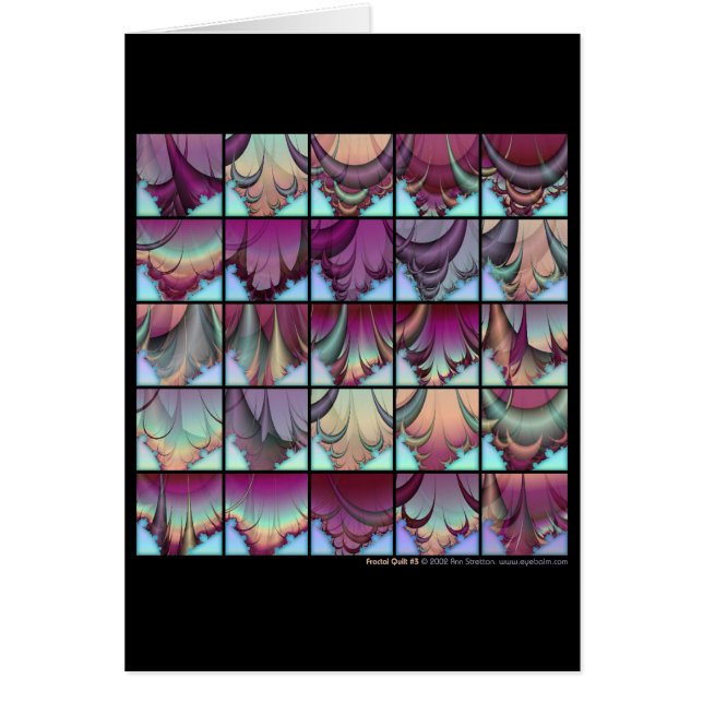 フラクタルのキルト#3 (正面)