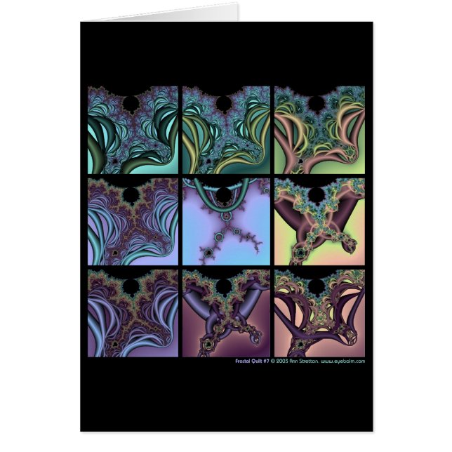 フラクタルのキルト#7 (正面)