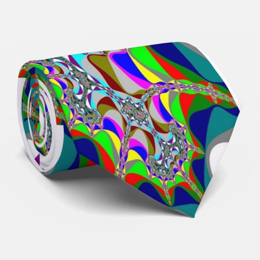 フラクタルのタイ ネクタイ (ロール)