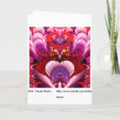 フラクタルのバレンタインカードを持って下さい シーズンカード (裏面)