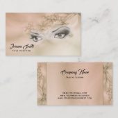 フラクタルのベージュ 名刺 (正面/裏面)