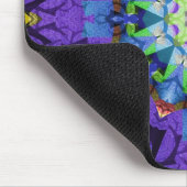 フラクタルの万華鏡のように千変万化するパターン マウスパッド (コーナー)