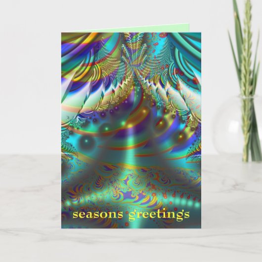 フラクタルの内部の世界の季節のごあいさつ シーズンカード (正面)