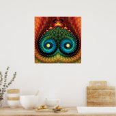 フラクタルの土手 ポスター (キッチン)