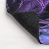 フラクタルの大理石の紫色のマウスパッド マウスパッド (コーナー)