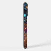 フラクタルの抽象的な抽象化 iPhoneケース (右側面)