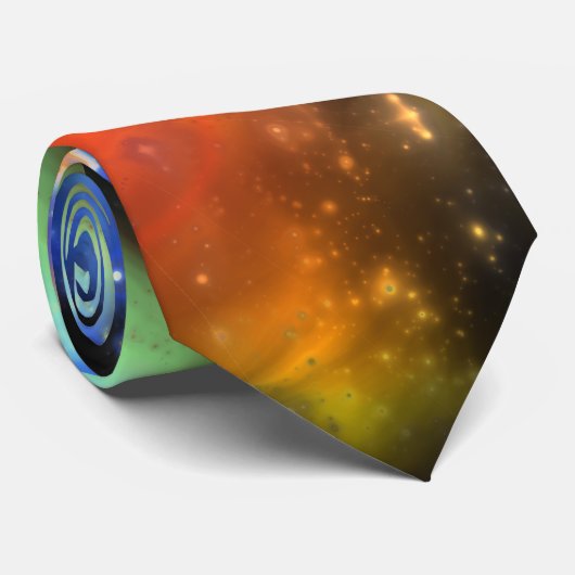 フラクタルの星雲6のタイ ネクタイ (ロール)