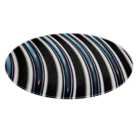 フラクタルの曲げられたライン近く カッティングボード (角)