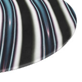 フラクタルの曲げられたライン近く カッティングボード (角)