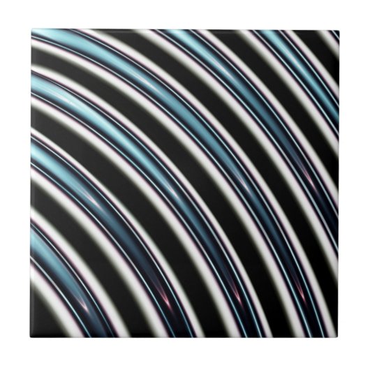 フラクタルの曲げられたライン近く タイル (正面)