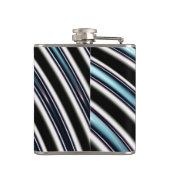 フラクタルの曲げられたライン近く フラスク (裏面)