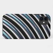 フラクタルの曲げられたライン近く Case-Mate iPhoneケース (裏面(横))