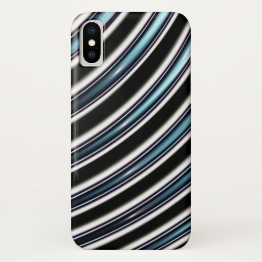 フラクタルの曲げられたライン近く Case-Mate iPhoneケース (裏面)