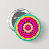 フラクタルの曼荼羅- 14 缶バッジ (正面&裏面)