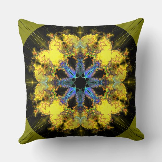 フラクタルの枕 クッション (裏面)