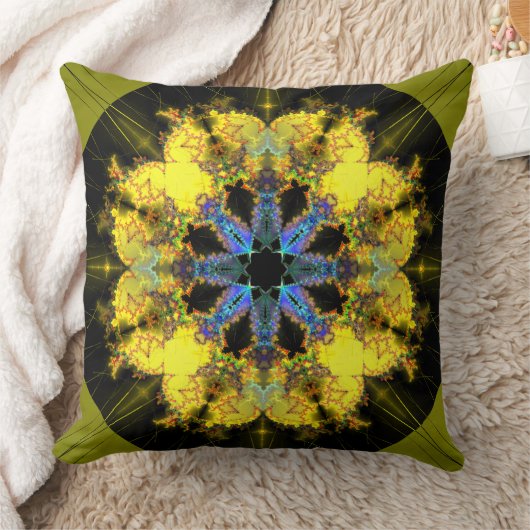 フラクタルの枕 クッション (ブランケット)