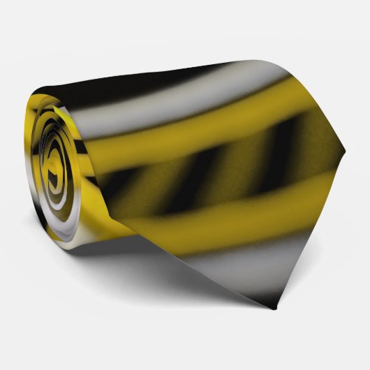 フラクタルの柵の黄色いテープジェットコースターの乗車 ネクタイ (ロール)